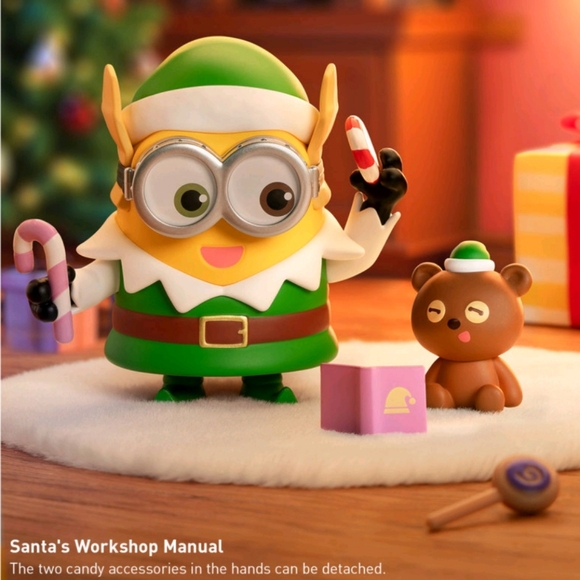 Minions Bedtime Stories by Bob‎ and Tim Series Figures -NIB - Santas Workshop - Picture 1 of 4